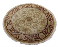 ROUND INDO WOOL RUG