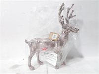 New St. Nicholas Square Shimmers Deer Table Decor