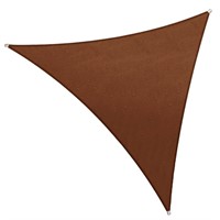 12 ft. x 12 ft. 220 GSM Waterproof Brown Triangle