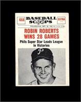 1961 Nu Card Scoops #444 Robin Robert EX-MT+