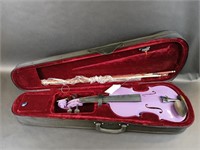 Purple Violin in Case