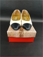 Black & White Toe Flat Shoes Size 37.5