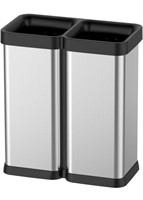 GAOMON 2x7.9 Gallon Kitchen Trash Can, Dual