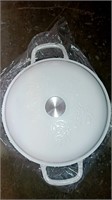 BKLYN ENAMELED CAST IRON BRAISER WITH LID