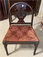 Mahogany Vanity Chair