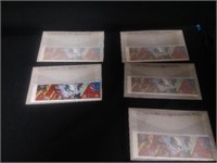 US Stamps: (5) Booklet Sets #2741-2745A