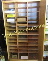 Wood Organizing Shelf Cabinet