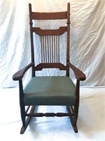 Antique oak rocking chair