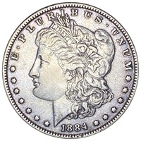 1884 Morgan Silver Dollar LIGHTLY CIRCULATED
