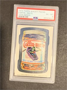 1974 Topps Wacky Packages Coffin Mate 10th Series