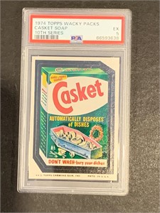 1974 Topps Wacky Packages Casket Soap 10th Series