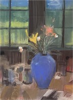 Outstanding Gerard Collins - Blue Vase