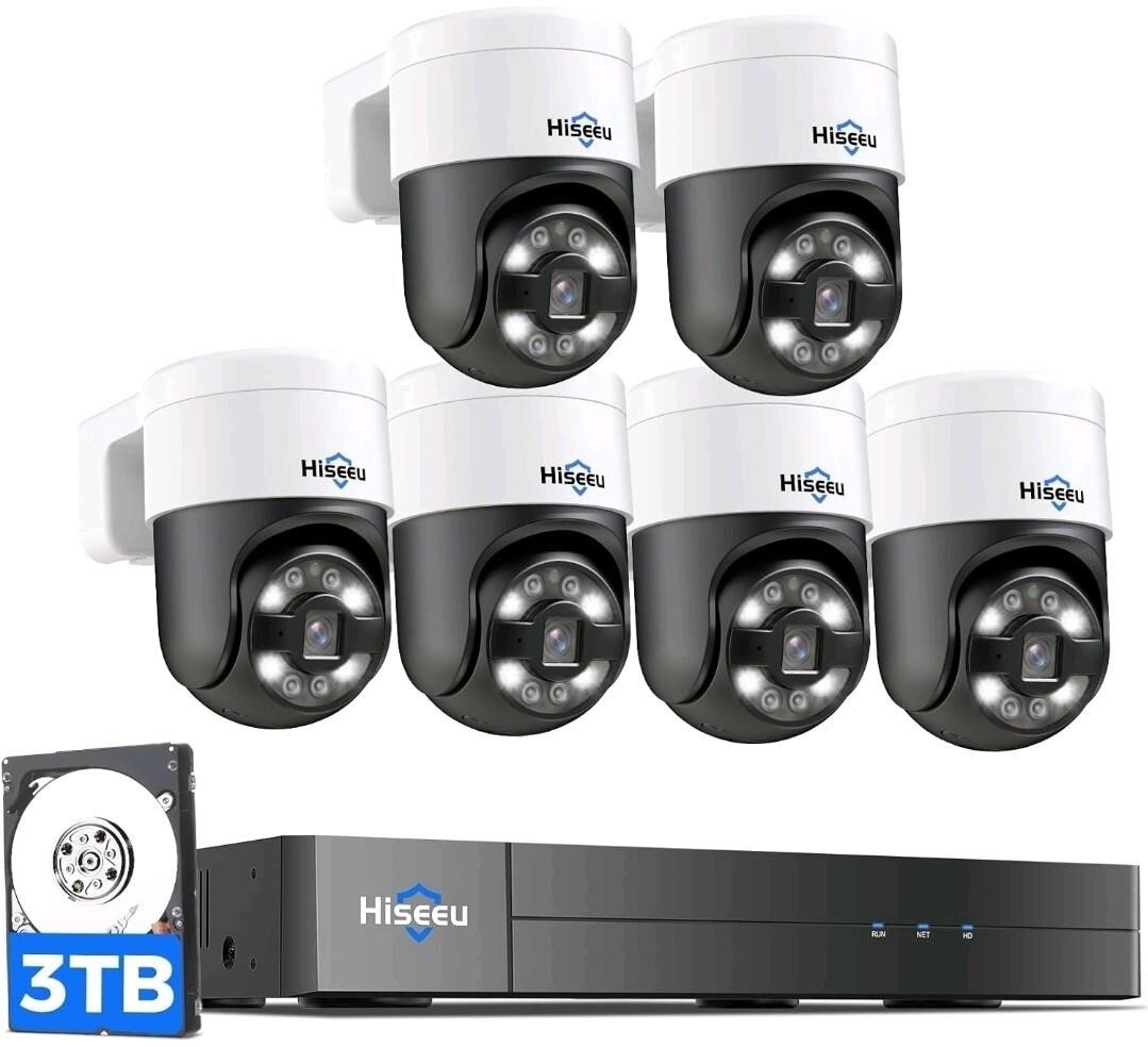 Hiseeu 4K PoE PTZ Camera System