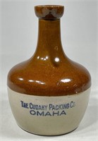 Cudahy Packing Co. Omaha Stoneware Vinegar Jug