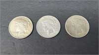 2 - 1926 S & 1924 PEACE DOLLARS