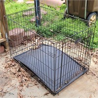 Large Dog Cage 35½"L 22½"W 25"T