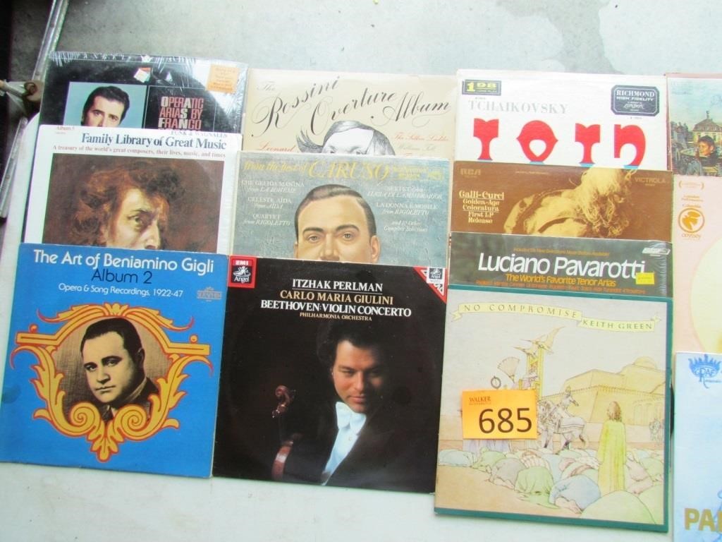 Classical Music Record Albums