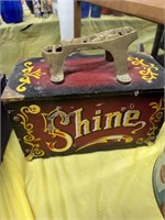 SHOE SHINE BOX - NEEDS REPAIR