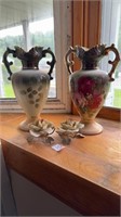 Lot of decorative items including vases and two