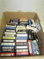 Box of Various 8-Track Tapes 42