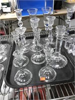 2 Trays of Beautiful Crystal Stemware &