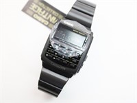 CASIO VINTAGE Collection Black Watch w/ Calculator