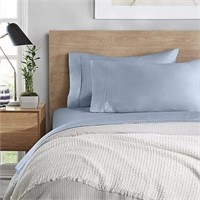 Member's Mark Tencel Sheet Set Queen, Blue Crest