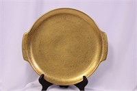 A Gold Porcelain Platter