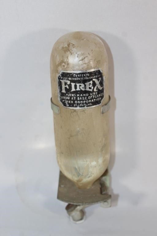 Antique FireX w/Bracket Fire Grenade, Extinguisher