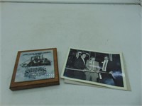 First White Tractor-Desk plaque and picture