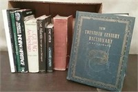 Box-Books With 20th Century Dictionary, & More