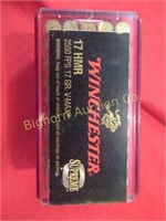 Ammo: Winchester 17 HMR V-Max 50 Rounds in Lot