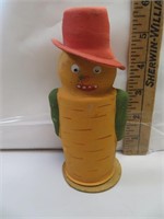 Vintage Halloween Cardboard Candy Container 5&1/2"