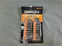 40 AA Duracell Batteries