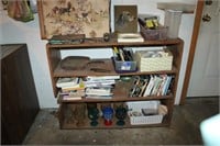 Shelf & Contents   ( Tools/ Dvd's/Cast Iron)
