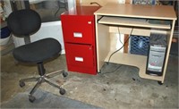 Desk / Office Chair / File Cabinet / Computer