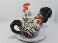 CHICKEN COOKIE JAR & TEA POT SET