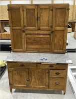 Refinished antique kitchen cabinet-NICE