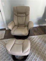 Reclining chair and matching footstool