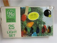 VINTAGE GE CHRISTMAS LIGHTS - UNTESTED