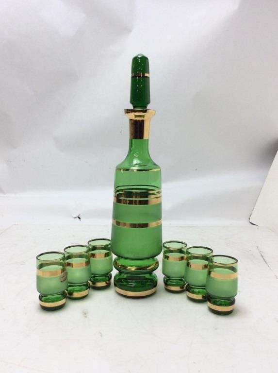 VINTAGE MID-CENTURY DECANTER SET