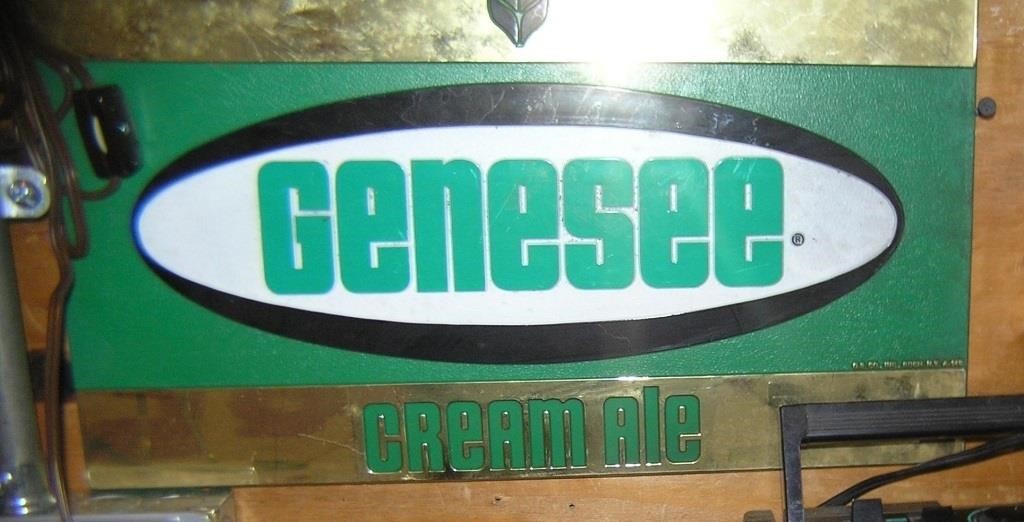 Genesee Cream Ale advertising display piece