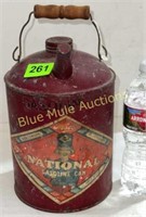 National gasoline can