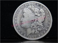 1890-O Morgan Silver Dollar (90% silver)