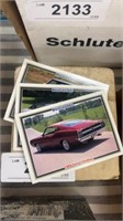 Muscle cars trading card