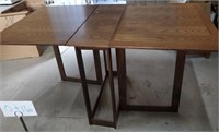 oak drop leaf sewing table