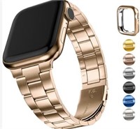 Fullmosa Gold Apple Watch case and band
