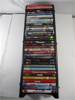 DVD Storage filled with DVDS