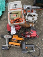 Misc drills,saws & sanders-7 pcs