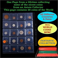 20 Great Coins of the World, hand selected, many t